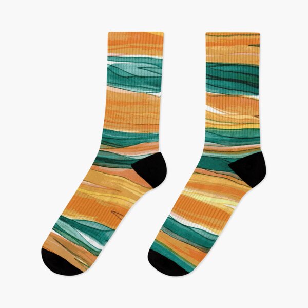 Item preview, Teal Orange River Flow designed and sold by Alexandria Levin.
