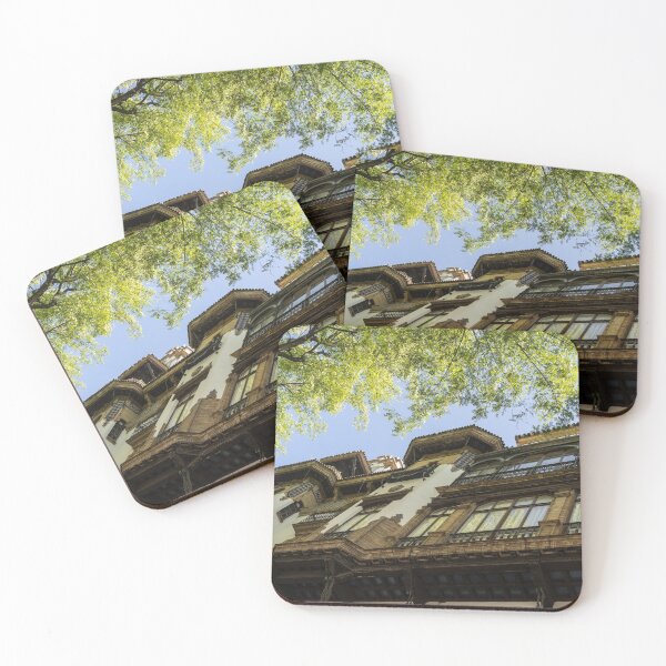 Item preview, Quintessential Andalusia - Soft Green Glow on an Intricate Facade designed and sold by Georgia Mizuleva.