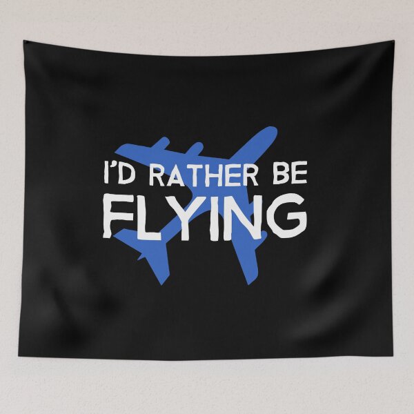 Item preview, Id Rather be Flying - Aircraft Lover Quote - Funny Aviation Saying designed and sold by Ikaroots.