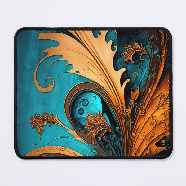 Item preview, Copper and blue art deco designed and sold by Cydermann.