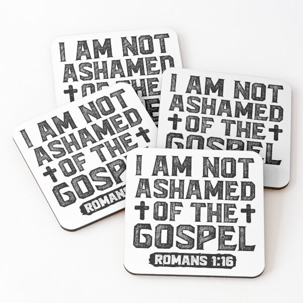 Item preview, I Am Not Ashamed Of The Gospel - Romans 1:16 designed and sold by plushism.