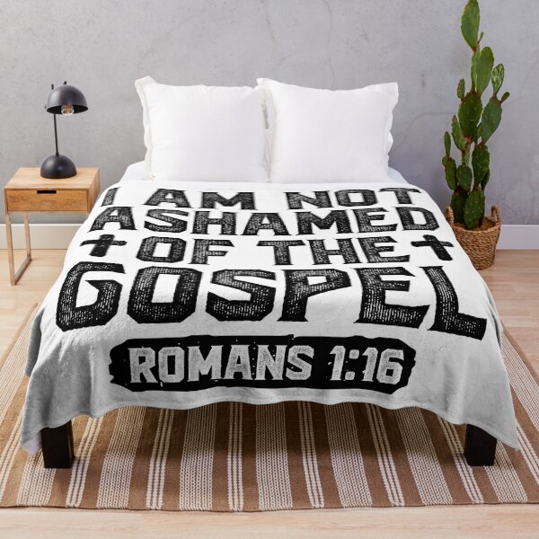 Item preview, I Am Not Ashamed Of The Gospel - Romans 1:16 designed and sold by plushism.