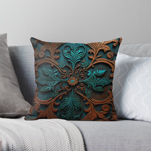 Copper sales throw pillows