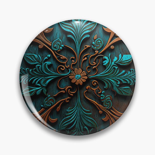 Item preview, Copper damask pattern designed and sold by Cydermann.