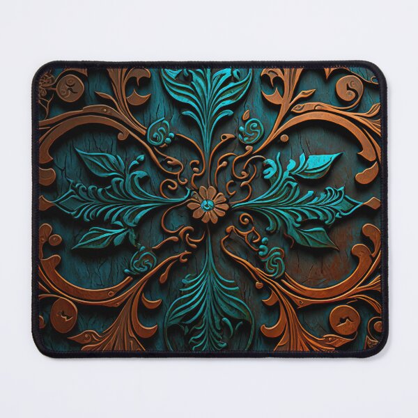 Item preview, Copper damask pattern designed and sold by Cydermann.