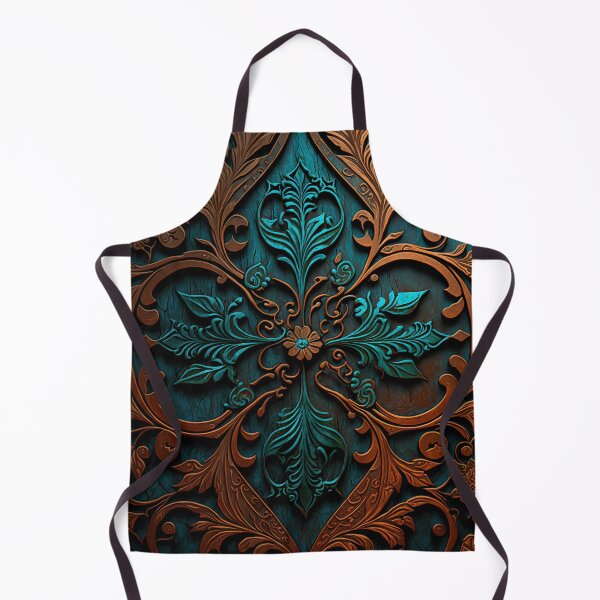 Item preview, Copper damask pattern designed and sold by Cydermann.