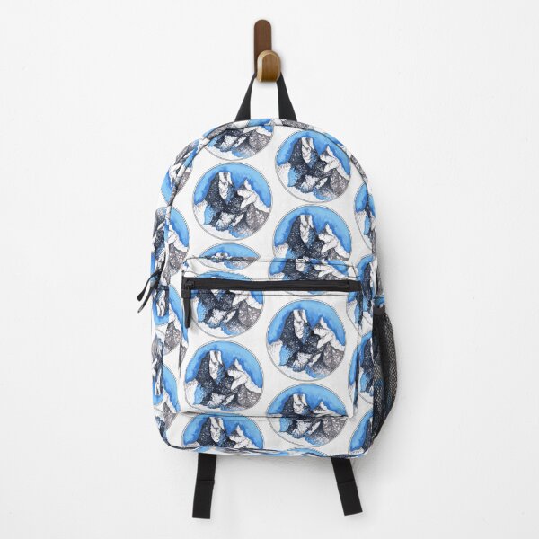 Item preview, High snowy rocky mountains. Drawing. designed and sold by youartyouself.