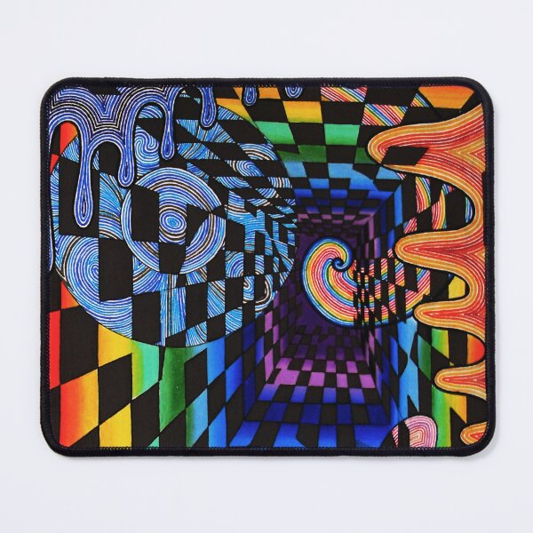 Item preview, Follow the Color, abstract, rainbow, geometric, psychedelic designed and sold by TreeEgg.