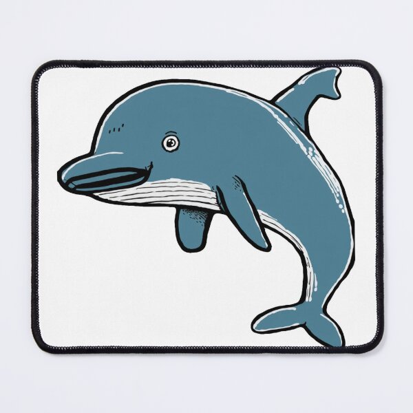 Item preview, Rejected Cartoon Cute Dolphin designed and sold by NeoFuturismArt.