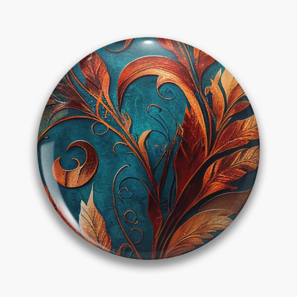 Item preview, Copper leaf motif designed and sold by Cydermann.
