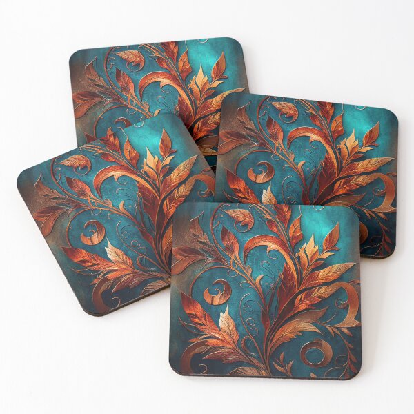 Item preview, Copper leaf motif designed and sold by Cydermann.