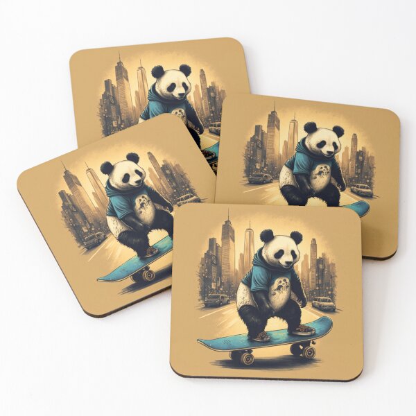 Item preview, Panda on Board: Skateboarding with Style designed and sold by fearless301.