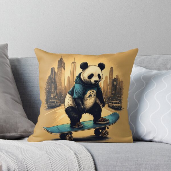 Item preview, Panda on Board: Skateboarding with Style designed and sold by fearless301.
