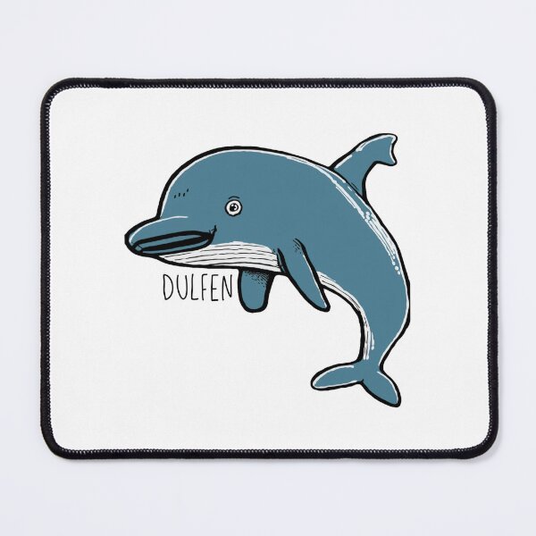 Item preview, Rejected Cartoon Cute Dolphin DULFEN designed and sold by NeoFuturismArt.