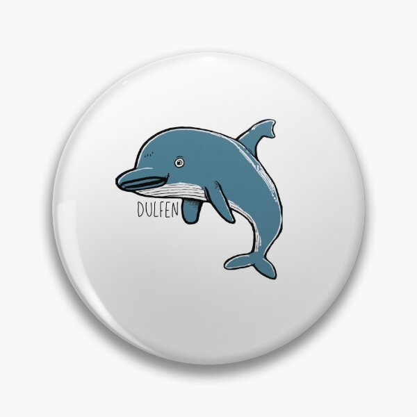Item preview, Rejected Cartoon Cute Dolphin DULFEN designed and sold by NeoFuturismArt.