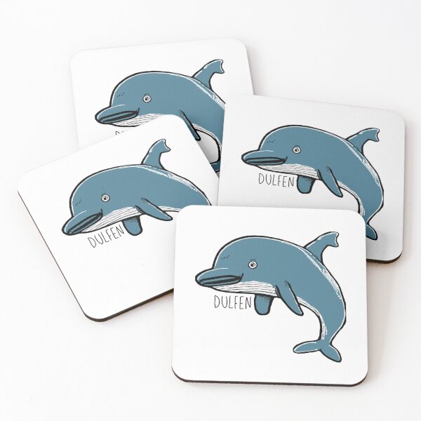 Item preview, Rejected Cartoon Cute Dolphin DULFEN designed and sold by NeoFuturismArt.