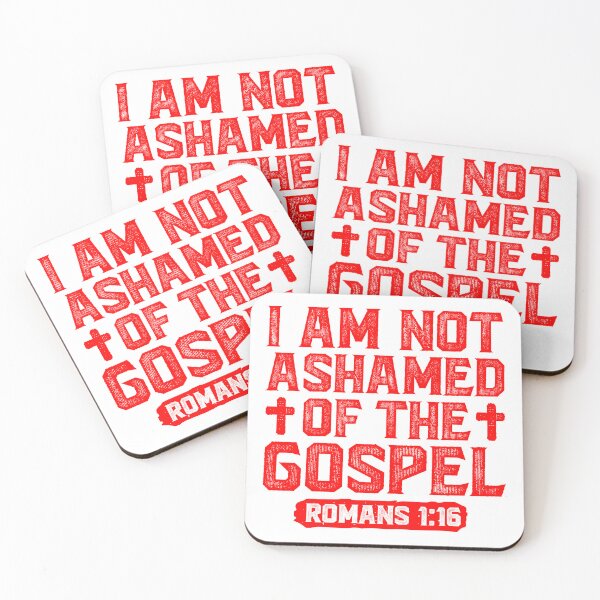 Item preview, I Am Not Ashamed Of The Gospel - Romans 1:16 designed and sold by plushism.