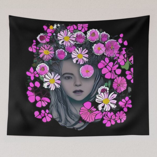 Item preview, Flowers growing out of head designed and sold by gramizzia.