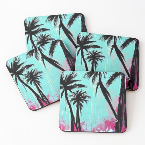 Item preview, Palm Trees Vaporwave Spray Paint designed and sold by itzbart.