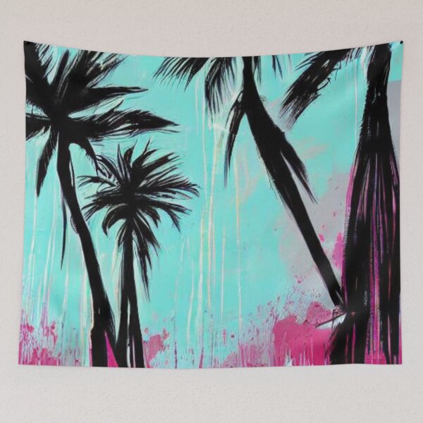 Item preview, Palm Trees Vaporwave Spray Paint designed and sold by itzbart.