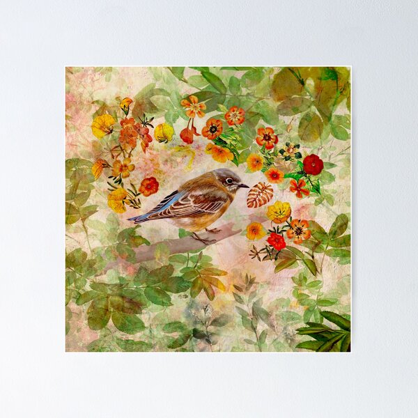 Item preview, Lush Spring Bluebird designed and sold by Angeles M. Pomata.