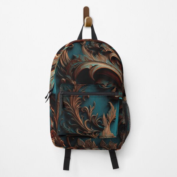 Item preview, Copper pattern on a blue wall designed and sold by Cydermann.