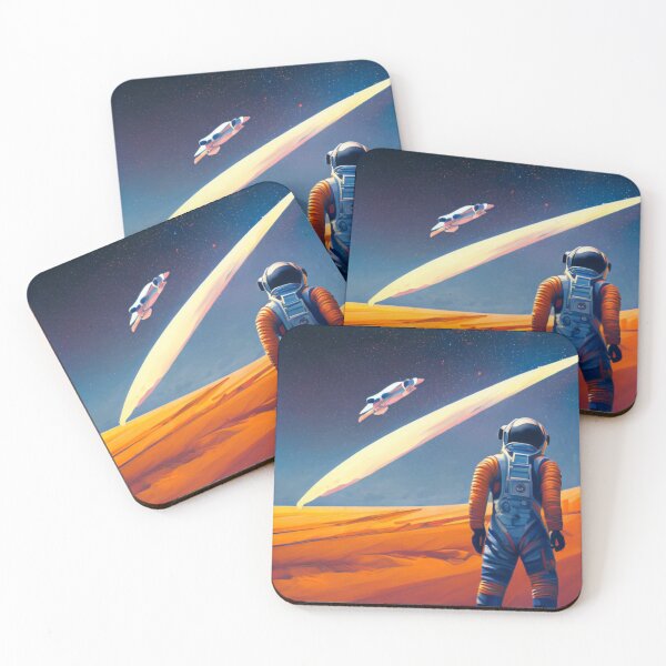 Item preview, An Astronaut's Solitude - Desert Oasis designed and sold by WBP Mart.