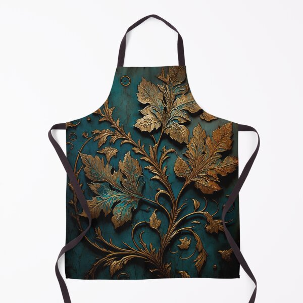 Item preview, Copper leaves on a blue wall designed and sold by Cydermann.