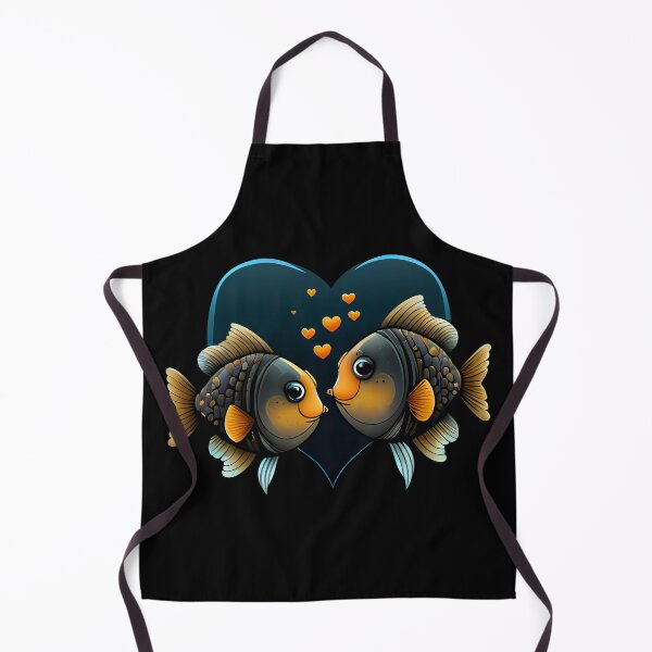 Artikelvorschau, Valentines Day Love Carp Fish Couple entworfen und verkauft von PipikaArt.