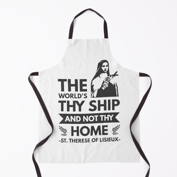 Item preview, The world’s thy ship and not thy home - Catholic Inspirational Quotes designed and sold by catholicquotes.