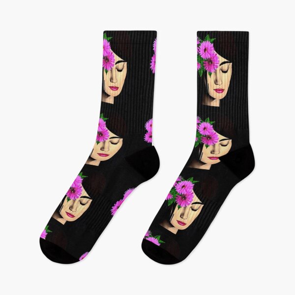 Item preview, Flowers growing out of head designed and sold by gramizzia.