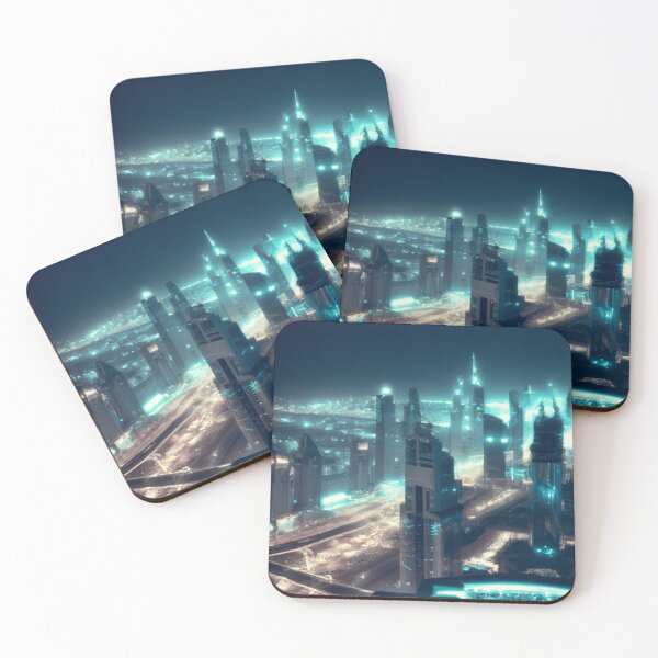 Item preview, Cyberpunk Dubai Synthwave designed and sold by FRSquare.