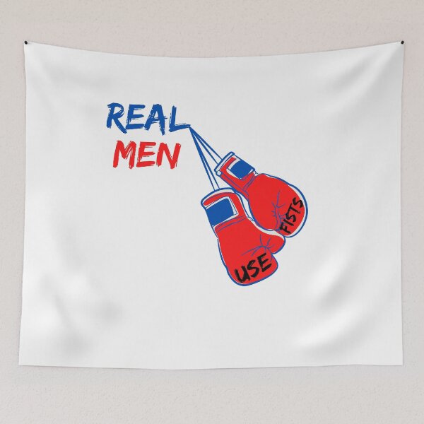Item preview, real men use fists designed and sold by Innovativeartco ⭐⭐⭐⭐⭐(12k).