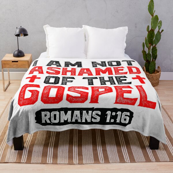 Item preview, I Am Not Ashamed Of The Gospel - Romans 1:16 designed and sold by plushism.