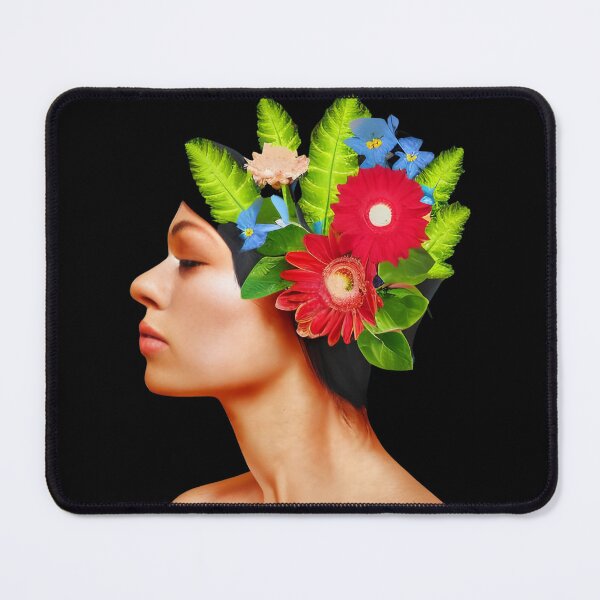 Item preview, Flowers growing out of head designed and sold by gramizzia.