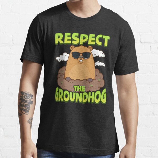 groundhog day blue shirt