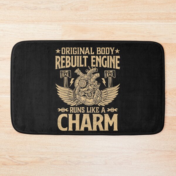Item preview, Funny Original Body Rebuilt Engine Runs Like A Charm Heart  designed and sold by Best Designer.