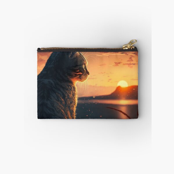 Item preview, Cat Watching Sunset Scene designed and sold by MaRa ★★★★★.