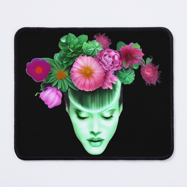 Item preview, Flowers growing out of head designed and sold by gramizzia.