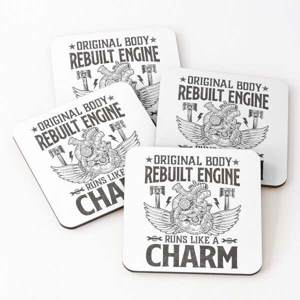 Item preview, Funny Original Body Rebuilt Engine Runs Like A Charm Heart  designed and sold by Best Designer.