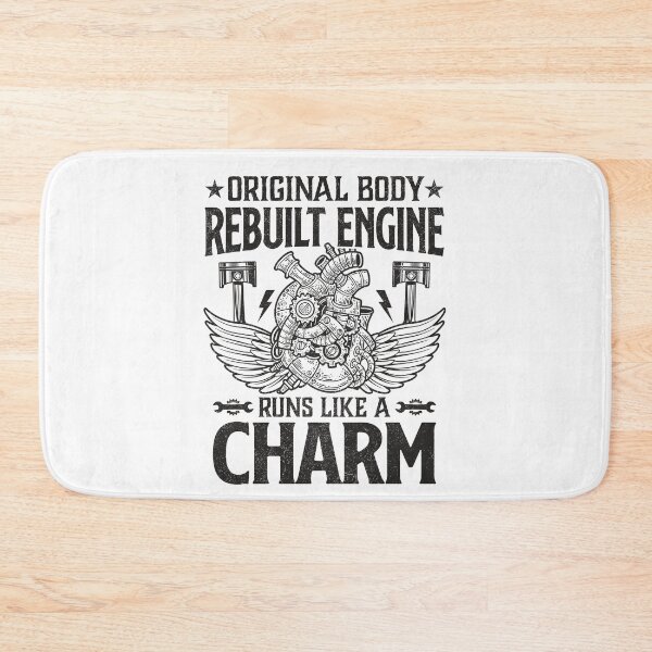 Item preview, Funny Original Body Rebuilt Engine Runs Like A Charm Heart  designed and sold by Best Designer.