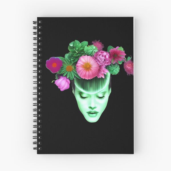 Item preview, Flowers growing out of head designed and sold by gramizzia.