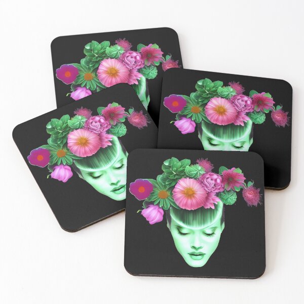 Item preview, Flowers growing out of head designed and sold by gramizzia.