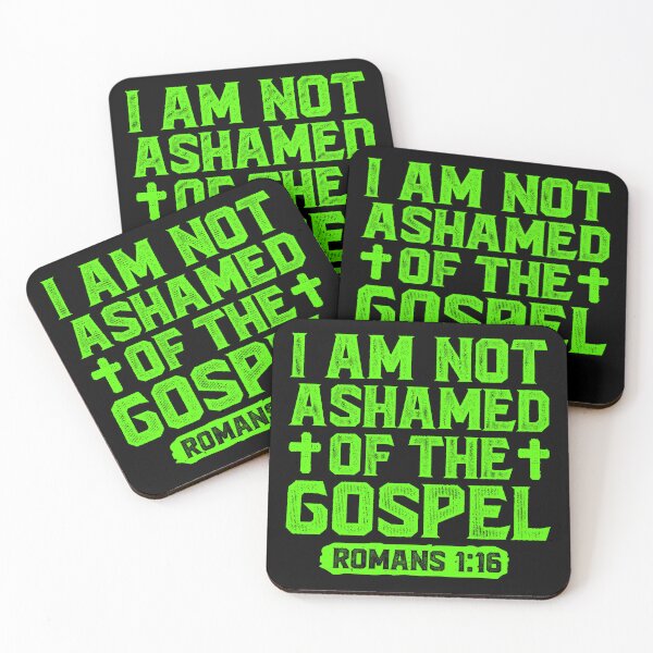 Item preview, I Am Not Ashamed Of The Gospel - Romans 1:16 designed and sold by plushism.