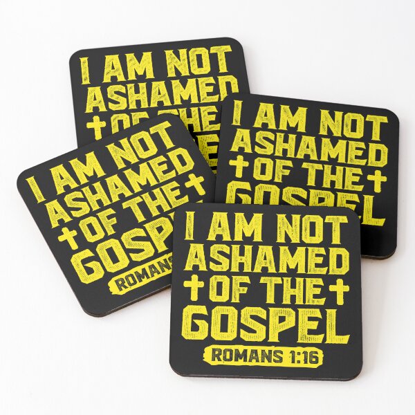 Item preview, I Am Not Ashamed Of The Gospel - Romans 1:16 designed and sold by plushism.