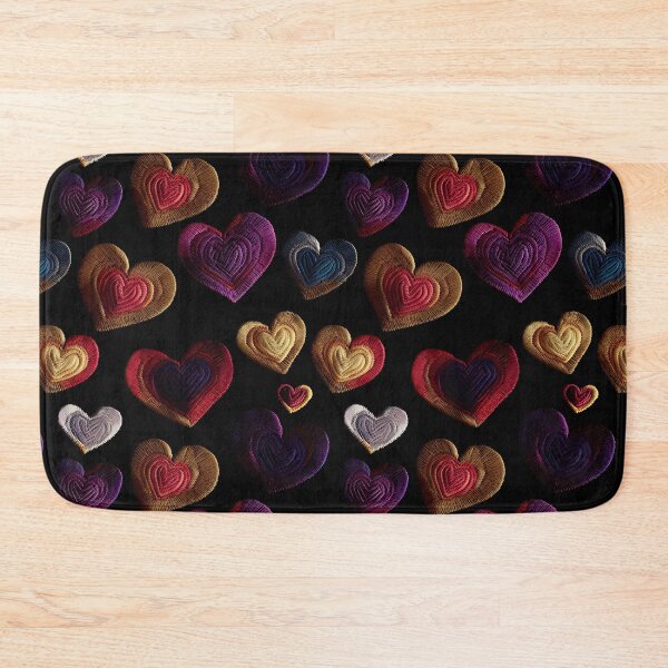 Item preview, Everyheart golder hearts Embroidered Pattern 20_S40 designed and sold by CreArtorium.
