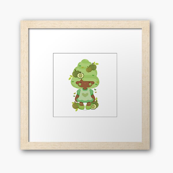 Tutti Frutti Pastel Rainbow Fruit Cutie Apple Betty Framed Art Print