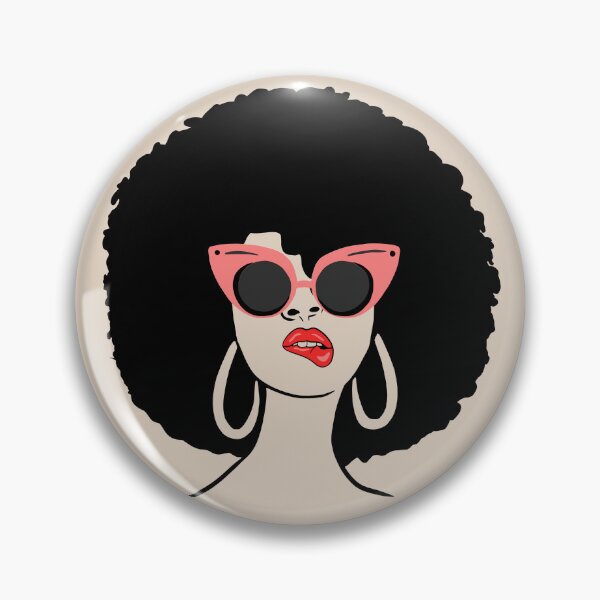 Item preview, Afro Queen Biting lips 1 - Black and Proud  designed and sold by africansoul.