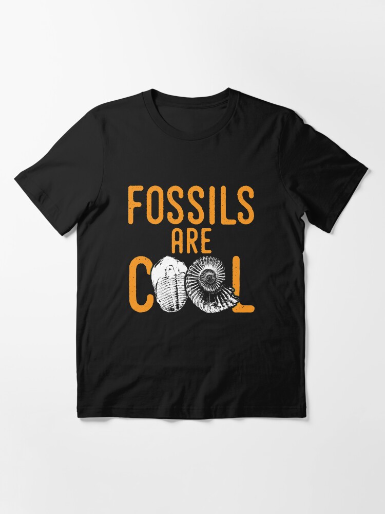 "Fossil tshirt saying fossils are cool ideal paleontology gift idea