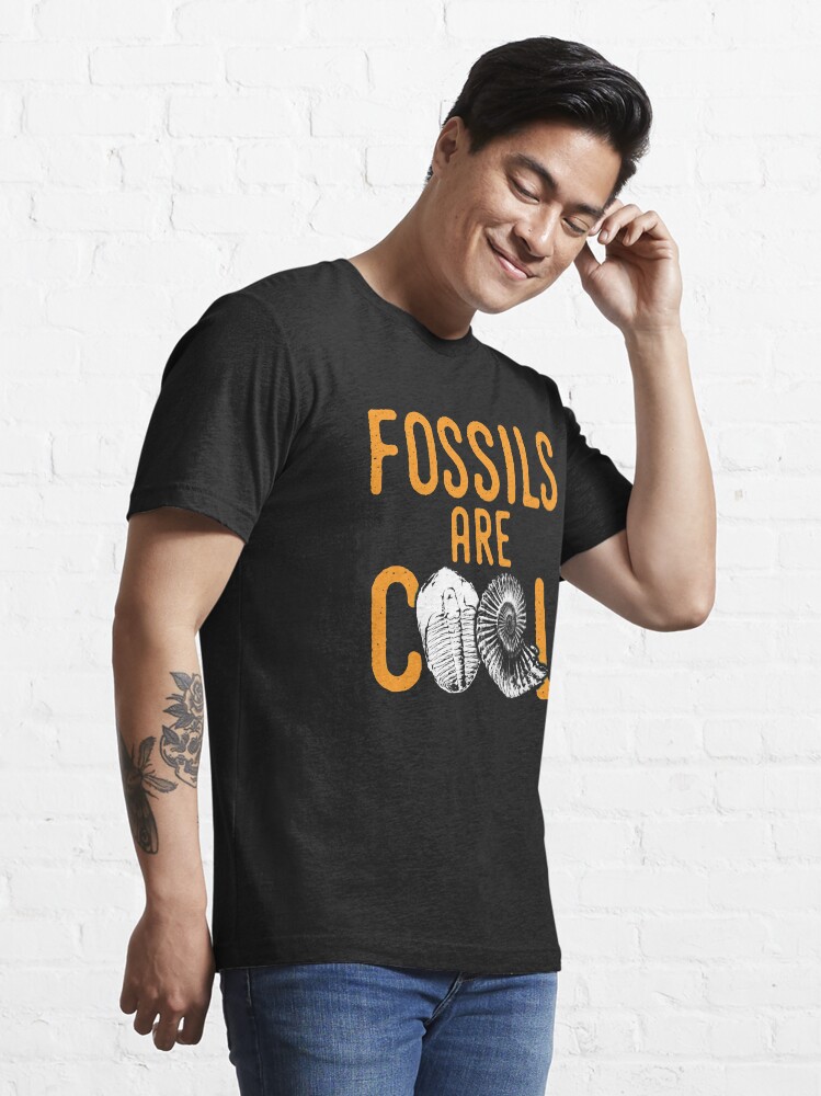 "Fossil tshirt saying fossils are cool ideal paleontology gift idea